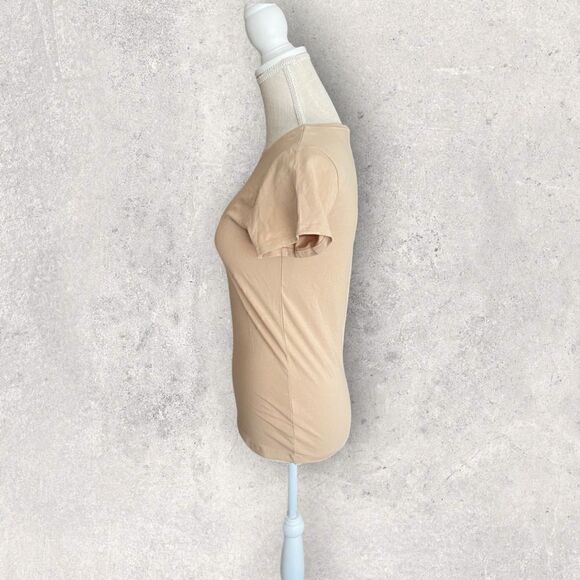 Fashion Nova | NWT Lily Crew neck T-shirt in Khaki Size M Medium - Picture 4 of 7